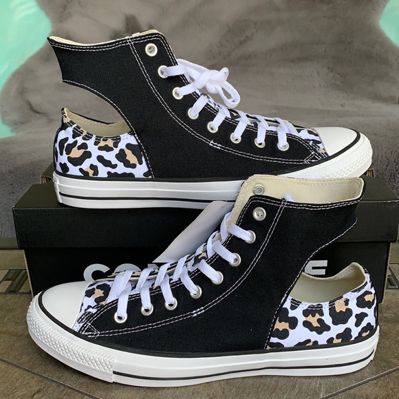 CONVERSE CTAS TWISTED UPPER HI BLACK/WHITE/DESERTM - Picture 2 of 15